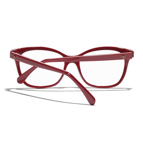 chanel 3463 glasses|Chanel CH3463 Eyeglasses in Red Colour .